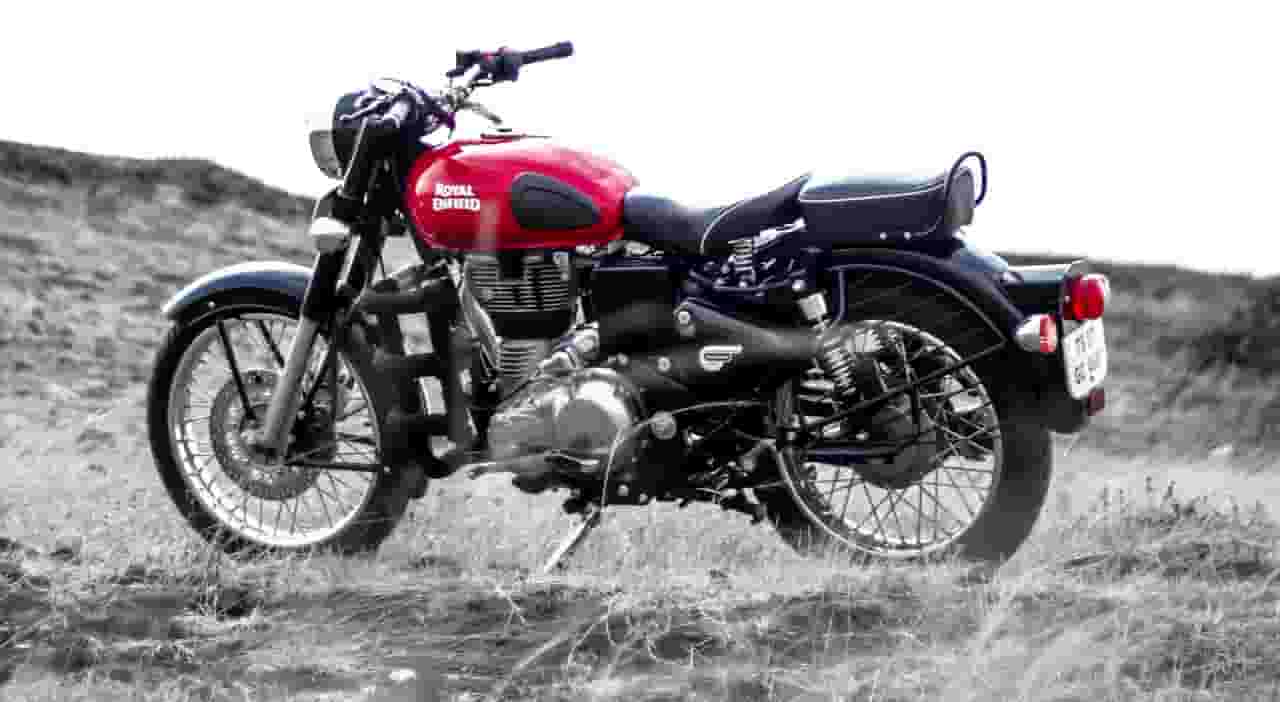 red royal enfield classic 350
